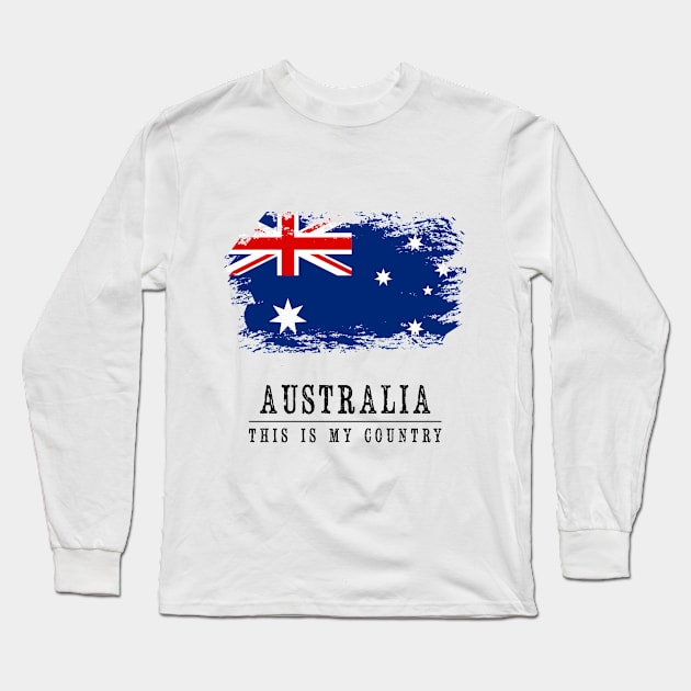 Australia Long Sleeve T-Shirt by C_ceconello